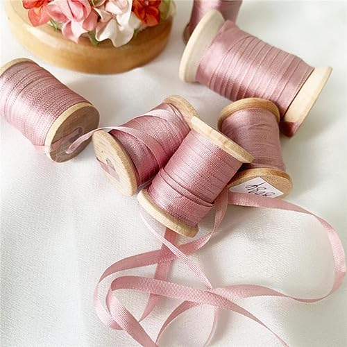 7 mm x 10 m, 1/4 Zoll breit, 100% Maulbeerseide, Stickbänder, handgefertigt, doppelseitiger dünner Seidenbesatz – 8084, 10 Meter pro Rolle 7 mm x 10 m, 1/4 Zoll breit, 100% Maulbeerseide, Stickbänder, handgefertigt, doppelseitiger dünner Seidenbesatz – 8084, 10 Meter pro Rolle von FNTSMA
