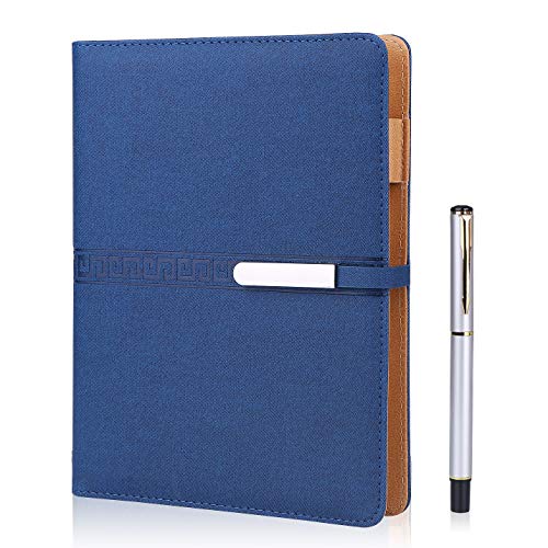 FOBOZONE A5 liniertes Notizbuch, 6 Ring nachfüllbares Hardback-Notizbuch mit Stifthalter, 100 Blatt, Schreibblöcke, Tagebuch, Bürobedarf FOBOZONE A5 liniertes Notizbuch, 6 Ring nachfüllbares Hardback-Notizbuch mit Stifthalter, 100 Blatt, Schreibblöcke, Tagebuch, Bürobedarf von FOBOZONE
