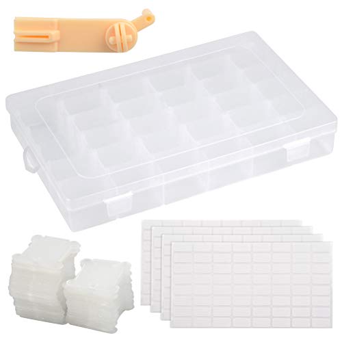 FOCCTS Stickgarn Aufbewahrung 100 Stück Plastikseide 4 Stück Aufkleber mit Wickler Fadenwicklung Stickgarn Wickelfadenwickelbrett Fadenaufbewahrung DIY Handwerksorganisation Aufbewahrungsbox FOCCTS Stickgarn Aufbewahrung 100 Stück Plastikseide 4 Stück Aufkleber mit Wickler Fadenwicklung Stickgarn Wickelfadenwickelbrett Fadenaufbewahrung DIY Handwerksorganisation Aufbewahrungsbox von FOCCTS