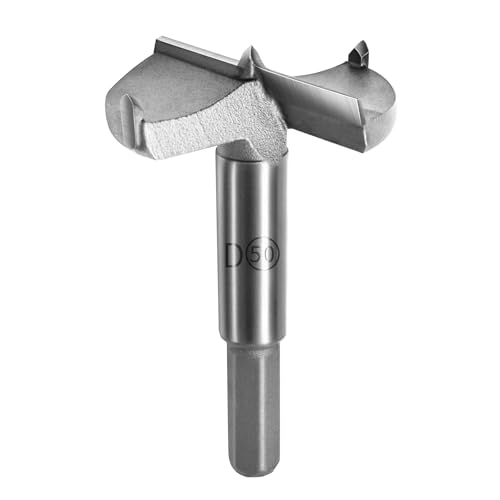 FOCMKEAS Forstnerbohrer mit Sechskantschaft, Doppelnut, Wolframkarbid, Holzlochsäge für Kunststoff, Hartholz, Holzbearbeitung, Scharnierlochbohrer, Bohraufsätze, Fräser, 50 mm, Blau, 1 Stück FOCMKEAS Forstnerbohrer mit Sechskantschaft, Doppelnut, Wolframkarbid, Holzlochsäge für Kunststoff, Hartholz, Holzbearbeitung, Scharnierlochbohrer, Bohraufsätze, Fräser, 50 mm, Blau, 1 Stück von FOCMKEAS