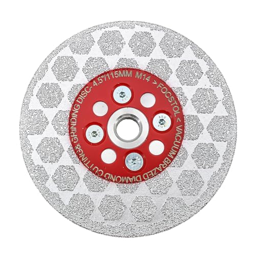 Diamant Fliesen Trennscheibe 115mm - FOCSTOL Diamantscheibe Schneiden und Schleifen für Porzellan Keramik Fliesen Marmor Quarz Diamant Fliesen Trennscheibe 115mm - FOCSTOL Diamantscheibe Schneiden und Schleifen für Porzellan Keramik Fliesen Marmor Quarz von FOCSTOL