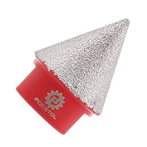 FOCSTOL Diamant Fasenbohrer 25mm - Diamant Fingerfräser zum Vergrößern Gestalten Schleifen und Rundfase Vorhandener Löcher in Fliesen Porzellan Keramik Granit Marmor M14 Gewinde FOCSTOL Diamant Fasenbohrer 25mm - Diamant Fingerfräser zum Vergrößern Gestalten Schleifen und Rundfase Vorhandener Löcher in Fliesen Porzellan Keramik Granit Marmor M14 Gewinde von FOCSTOL