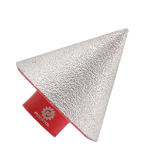 FOCSTOL Diamant Fasenbohrer 48mm - Diamant Fingerfräser zum Vergrößern Gestalten Schleifen und Rundfase Vorhandener Löcher in Fliesen Porzellan Keramik Granit Marmor M14 Gewinde von FOCSTOL