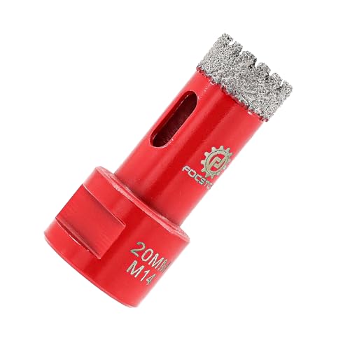 FOCSTOL Diamant Fliesenbohrer 20mm - Diamantbohrer Lochsäge für Porzellan Keramik Fliesen Marmor Granit M14 Gewinde für Winkelschleifer FOCSTOL Diamant Fliesenbohrer 20mm - Diamantbohrer Lochsäge für Porzellan Keramik Fliesen Marmor Granit M14 Gewinde für Winkelschleifer von FOCSTOL