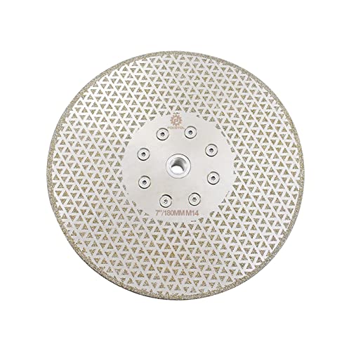 FOCSTOL Diamant Trennscheibe 180mm - Diamant Fliesenscheibe zum Schneiden und Schleifen von Granit Marmor Porzellan Keramikfliesen Quarz M14 Gewinde FOCSTOL Diamant Trennscheibe 180mm - Diamant Fliesenscheibe zum Schneiden und Schleifen von Granit Marmor Porzellan Keramikfliesen Quarz M14 Gewinde von FOCSTOL