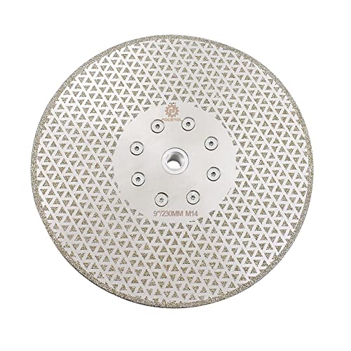 FOCSTOL Diamant Trennscheibe 230mm - Diamant Fliesenscheibe zum Schneiden und Schleifen von Granit Marmor Porzellan Keramikfliesen Quarz M14 Gewinde FOCSTOL Diamant Trennscheibe 230mm - Diamant Fliesenscheibe zum Schneiden und Schleifen von Granit Marmor Porzellan Keramikfliesen Quarz M14 Gewinde von FOCSTOL
