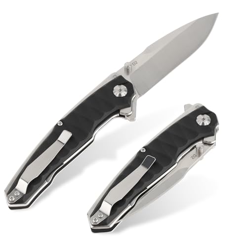 FOCUHUNTER Klapptaschenmesser, 3,94 Zoll scharfe Klinge aus D2-Edelstahl, EDC-Messer, kleines Überlebensmesser mit Taschenclip, leichtes faltbares Allzweckmesser Für Outdoor-Sportarten FOCUHUNTER Klapptaschenmesser, 3,94 Zoll scharfe Klinge aus D2-Edelstahl, EDC-Messer, kleines Überlebensmesser mit Taschenclip, leichtes faltbares Allzweckmesser Für Outdoor-Sportarten von FOCUHUNTER