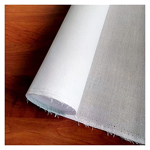 FOELANNE Aufbügelbarer Einlage-Stoff, 1M DIY-Hüte, Taschen, einseitig, mit Kleber gewebt, Harte Einlage, Steifheit, mit Stoff gefütterter Einlagestoff, Nähen, Basteln(Hardest 110x100cm) von FOELANNE