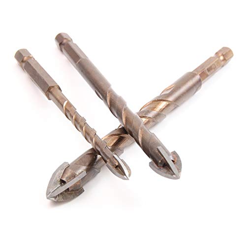 Diamanten, Legierung Dreieck Glas Fliesen Keramik Beton Bohrer Mehrere Größen(12mm) von FOELANNE