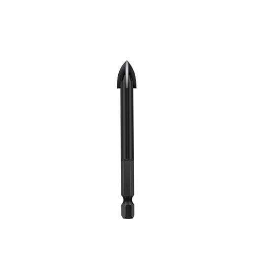 Diamanten, Mehrere Größen Hartmetall Hex Schaft Fliesen Bohrer for Glas Keramik Beton Multicolor(Black1,12mm) von FOELANNE
