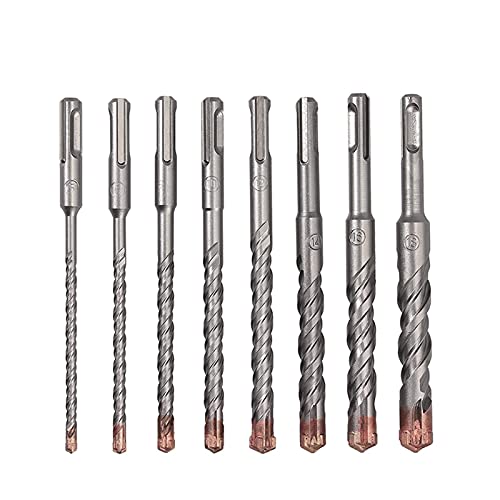 Diamanten, SDS Plus Hammerbohrer-Set, 40Cr-Stahl, 5–18 mm, 7er- oder 8er-Pack Diamanten, SDS Plus Hammerbohrer-Set, 40Cr-Stahl, 5–18 mm, 7er- oder 8er-Pack von FOELANNE
