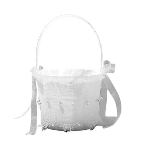 FOELANNE Blumenmädchen Korb für Hochzeit, Blume Junge Hand-Gehalten Braut Romantische Hochzeit Blume Körbe Hochzeit Liefert FOELANNE Blumenmädchen Korb für Hochzeit, Blume Junge Hand-Gehalten Braut Romantische Hochzeit Blume Körbe Hochzeit Liefert von FOELANNE