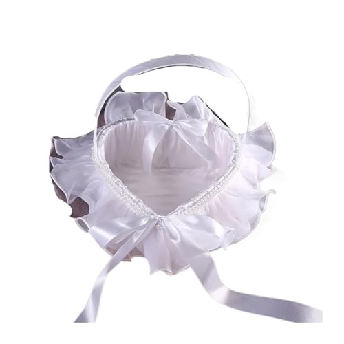 FOELANNE Blumenmädchen Korb für Hochzeit, Braut Hochzeit Spitze Bogen Blumenmädchen Streublumen Romantische handgemachte Hochzeitsbedarf FOELANNE Blumenmädchen Korb für Hochzeit, Braut Hochzeit Spitze Bogen Blumenmädchen Streublumen Romantische handgemachte Hochzeitsbedarf von FOELANNE