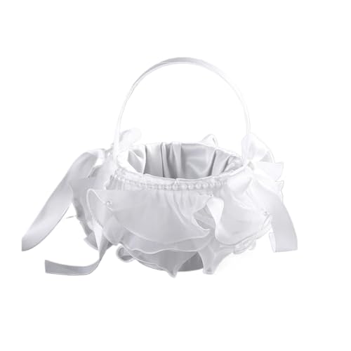 FOELANNE Blumenmädchen Korb für Hochzeit, Die Braut und der Bräutigam streuen Blumen, handgefertigt, romantische Hochzeitsartikel FOELANNE Blumenmädchen Korb für Hochzeit, Die Braut und der Bräutigam streuen Blumen, handgefertigt, romantische Hochzeitsartikel von FOELANNE