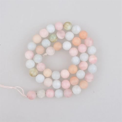 FOELANNE Die Steine, Runde lose Steinperlen, mehrfarbig, 4–14 mm, zur Schmuckherstellung(12mm around 31beads) von FOELANNE