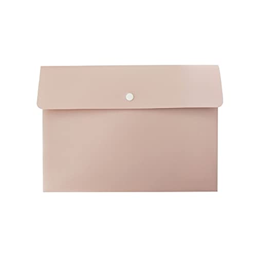 Geschenkverpackung Papier, A4 Kunststoff Dokument Datei Umschlag Organizer Multicolor for Schule Home Office(Roze) von FOELANNE