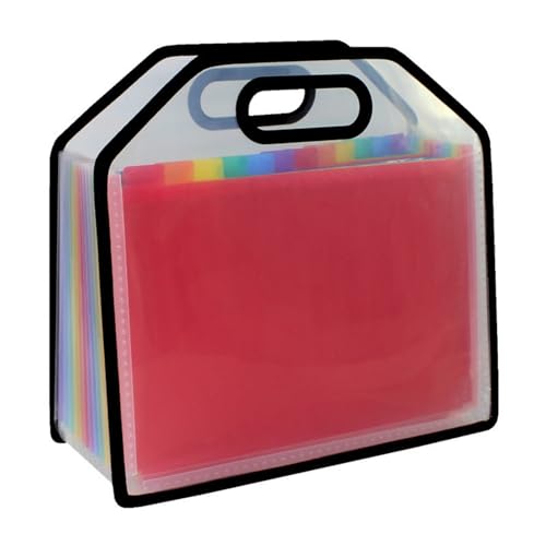 Geschenkverpackung Papier, Klare 24-lagige Akten-Organizer-Tasche mit Handgriff for Schule, Büro und Zuhause Geschenkverpackung Papier, Klare 24-lagige Akten-Organizer-Tasche mit Handgriff for Schule, Büro und Zuhause von FOELANNE