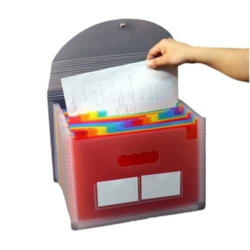 Geschenkverpackung Papier, Mini-A4-Ordner-Organizer, mehrfarbig, 24 Schichten Geschenkverpackung Papier, Mini-A4-Ordner-Organizer, mehrfarbig, 24 Schichten von FOELANNE