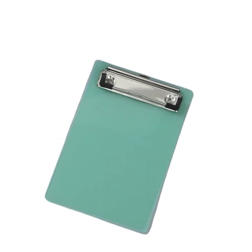 Klemmbretter aus Kunststoff, 4 stücke A6 Datei Ordner Papier Schreiben Pad Schiene Memo Schule Büro Schreibwaren(Green) von FOELANNE