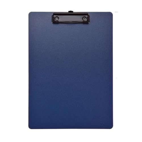 Klemmbretter aus Kunststoff, 4PCS A4 Datei Ordner Schreiben Pad Memo Clip Bord Clips Schule Liefert Büro Stationäre(Blue) von FOELANNE