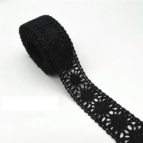 Zurückziehende Seite, 2 Yards 100% Baumwolle gehäkeltes Spitzenband 10 mm/50 mm mehrfarbig Nähzubehör(09) von FOELANNE