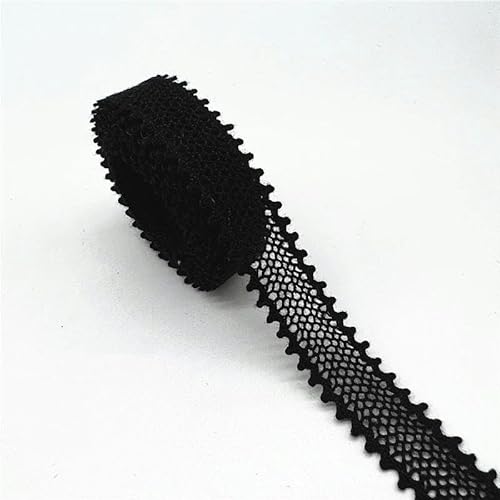 Zurückziehende Seite, 2 Yards 100% Baumwolle gehäkeltes Spitzenband 10 mm/50 mm mehrfarbig Nähzubehör(11) von FOELANNE