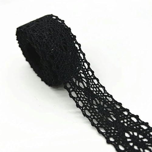 Zurückziehende Seite, 2 Yards 100% Baumwolle gehäkeltes Spitzenband 10 mm/50 mm mehrfarbig Nähzubehör(14) von FOELANNE