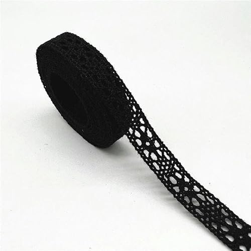 Zurückziehende Seite, 2 Yards 100% Baumwolle gehäkeltes Spitzenband 10 mm/50 mm mehrfarbig Nähzubehör(20) von FOELANNE