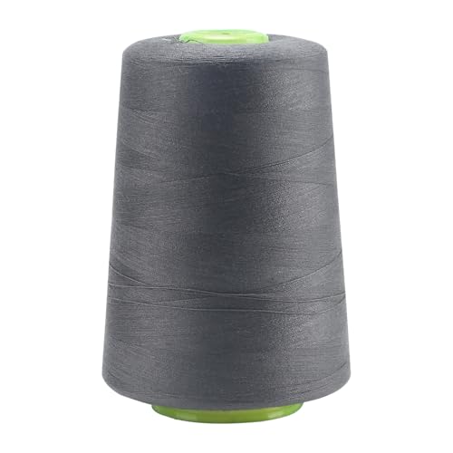 FOGAWA 1 Rollen 5000 yards Nähgarn Polyester Nähgarn Nähmaschinengarn, 40s/2, Garnspule Overlockgarn für Näharbeiten, Quilten, Patchwork, Kleidung(Dunkelgrau 3088) von FOGAWA