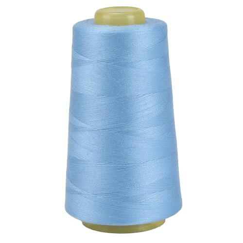 FOGAWA 1 Rollen Nähgarn Polyester Nähgarn Nähmaschinengarn, 40s/2, 3000 yards, Garnspule Overlockgarn für Näharbeiten, Quilten, Patchwork, Kleidung(Blau 2885) von FOGAWA