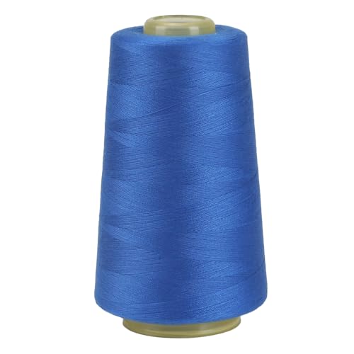 FOGAWA 1 Rollen Nähgarn Polyester Nähgarn Nähmaschinengarn, 40s/2, 3000 yards, Garnspule Overlockgarn für Näharbeiten, Quilten, Patchwork, Kleidung(Dunkelblau 2840) von FOGAWA
