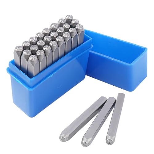 FOGAWA 28 Stück 3mm Schlagzahlen Set Schlagbuchstaben Set Alphabet A-Z und & Siegel Schlagstempel Stahlwerkzeug für DIY Leder Holz Kunststoff Metall FOGAWA 28 Stück 3mm Schlagzahlen Set Schlagbuchstaben Set Alphabet A-Z und & Siegel Schlagstempel Stahlwerkzeug für DIY Leder Holz Kunststoff Metall von FOGAWA