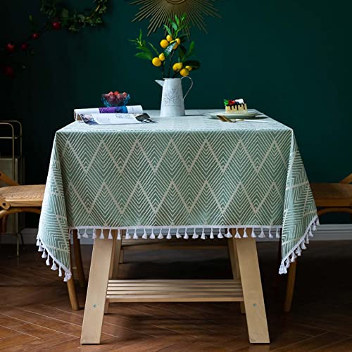 Tischdecke Modern Esstisch, Tischwasche Herbst, Tischdecke Tischtuch Leinendecke Leinen Optik, Tischwäsche Tischdekoration, für Jede Feier, Catering, Hochzeit, Geburtstag (H 140x180cm) von FOGUO