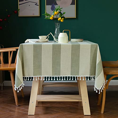 Tischdecke Modern Esstisch, Tischwasche Herbst, Tischdecke Tischtuch Leinendecke Leinen Optik, Tischwäsche Tischdekoration, für Jede Feier, Catering, Hochzeit, Geburtstag (L 140x180cm) von FOGUO