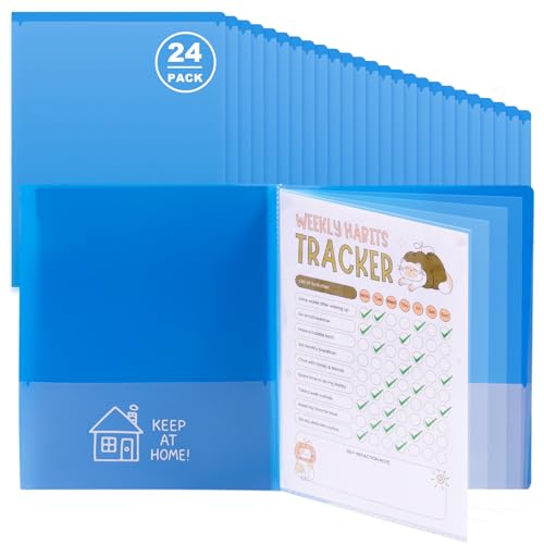 24 Stück Schulmappen für Grundschüler, 2 Taschen-Ordner mit transparenter Vordertasche, 4 Innentaschen, Kommunikationsmappen, Kunststoff, Hausaufgabenordner, 30 x 24 cm 24 Stück Schulmappen für Grundschüler, 2 Taschen-Ordner mit transparenter Vordertasche, 4 Innentaschen, Kommunikationsmappen, Kunststoff, Hausaufgabenordner, 30 x 24 cm von FOGWOWO