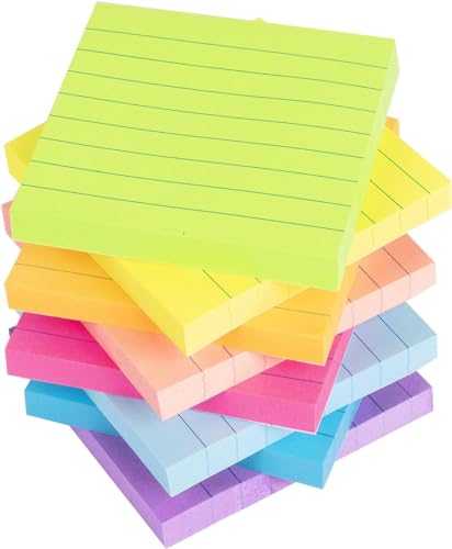 Haftnotizen Übergroße Haftnotizen, 7er-Pack, je 82 Blatt, 3" x 3", Haftnotizen Haftnotizen, To-Do-Listen und Erinnerungshilfen Haftnotizen Übergroße Haftnotizen, 7er-Pack, je 82 Blatt, 3" x 3", Haftnotizen Haftnotizen, To-Do-Listen und Erinnerungshilfen von FOKAI