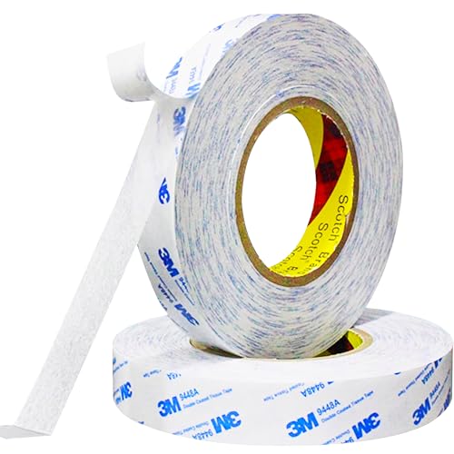 FOLAI Doppelseitiges Klebeband, extra stark und dauerhaft klebend, 3M, von Hand abreißbar, für Papier, Metall, Kunststoff, Pappe, Holz - Universell einsetzbares, dünnes und schmales Klebeband.6mm*10m von FOLAI