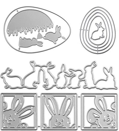 4 Set Ostern Stanzschablone Stanzbögen Stanze Prägeschablone Stanzformen Osterhase Osterei für Basteln Scrapbooking Fotopapier Karten Handwerk DIY Ostern Geschenk Deko Cutting Dies Easter 4 Set Ostern Stanzschablone Stanzbögen Stanze Prägeschablone Stanzformen Osterhase Osterei für Basteln Scrapbooking Fotopapier Karten Handwerk DIY Ostern Geschenk Deko Cutting Dies Easter von FOLANVOFF