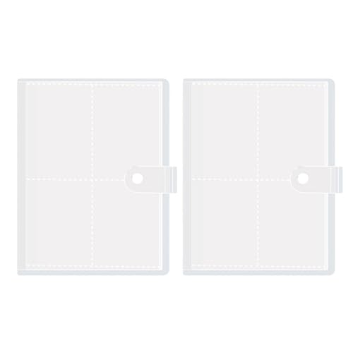 2PCSLIGHTWHLEWHLY PORTABLE SEITE SEITE Datei Ordner Case Card Album Mit Transparenter Innerer Für Schüler Und Büroanmeldungslösung von FOLODA