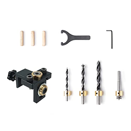 3 In 1 Einstellbare Doweling Jig Bohrbetriebsbetriebswerkzeugöffner 3in1 Holzbearbeitungsbohrloch Loch Loch Lochverbindungsanschluss von FOLODA