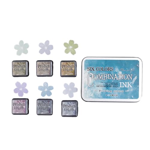 6 PCs Fließende Farben Serie Inks Pad Set Stamp Pad Set Zum Erstellen Von Scrapbooking Kombination Inkpad Kombination Inkpad Retro Tinte Für Kinder Erwachsene Handwerksprojekte 6 PCs Fließende Farben Serie Inks Pad Set Stamp Pad Set Zum Erstellen Von Scrapbooking Kombination Inkpad Kombination Inkpad Retro Tinte Für Kinder Erwachsene Handwerksprojekte von FOLODA