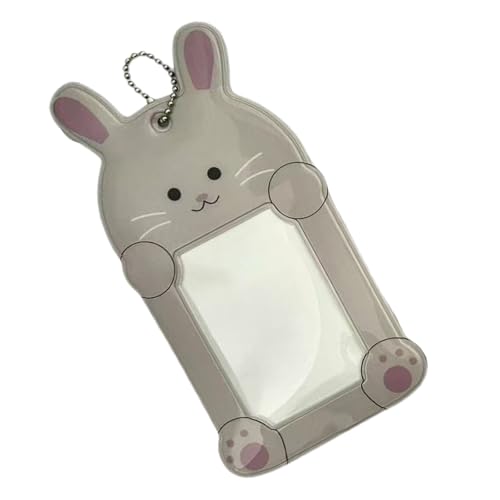 Animal Photo Card Sleeve Photocard Protector Card Sleeve Keychain Rucksacks Charme Für 3 Zoll Foto Businessbus von FOLODA