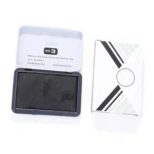 Business Stamp Inks Pad Schnelltrocknungsöl Ansässiges Fingerabdruckpolster Für Büro Finanzdokumente Schecks Vertragsbüro Stempel von FOLODA