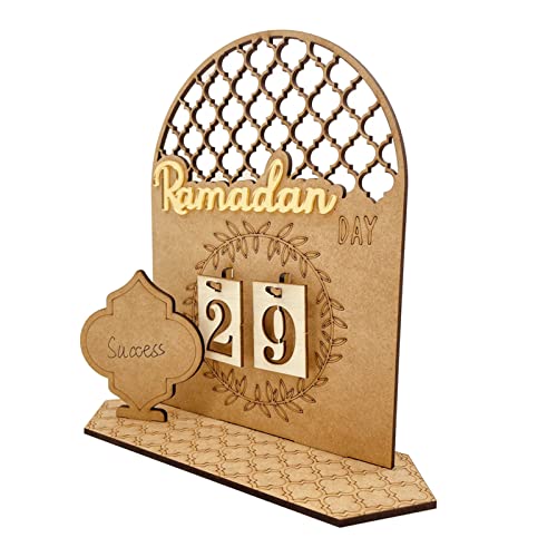 Eid Countdown Kalender Holz Ornament Dekor Zubehör Für KinderJunge Geburtstag Party Dekor Countdown Kalender Für Kinder von FOLODA