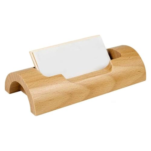 Elegante Holz Visitenkarte Halten Von Beechwood Für Professionelle Networking Display Displays Halten Sie Visitenkartenspeicherbox von FOLODA
