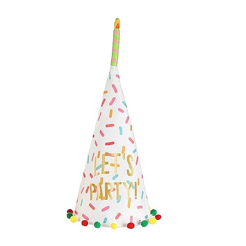 FOLODA Cosplay-Geburtstagsparty-Hüte, Cartoon-Haarschmuck, Geburtstagshüte, Haarschmuck, einzigartiger und auffälliger Kegelhut, Geburtstagsparty-Hüte von FOLODA