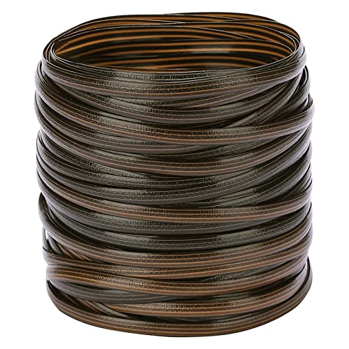 FOLODA Korbgeflecht Reparatur, synthetisches Rattan, wasserdicht, flaches Band für Gartenmöbel, Rattanstuhl, Polyethylen, Dunkelbraun, Klassisch, Casual FOLODA Korbgeflecht Reparatur, synthetisches Rattan, wasserdicht, flaches Band für Gartenmöbel, Rattanstuhl, Polyethylen, Dunkelbraun, Klassisch, Casual von FOLODA