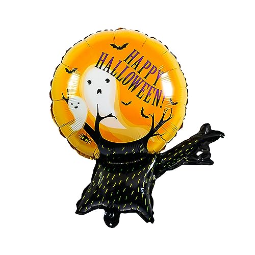 Halloween Luftballons Aus Aluminiumfolie Langlebig Und Reißfest Party Requisiten Für Drinnen Und Draußen Gartendekoration Halloween Ballon von FOLODA