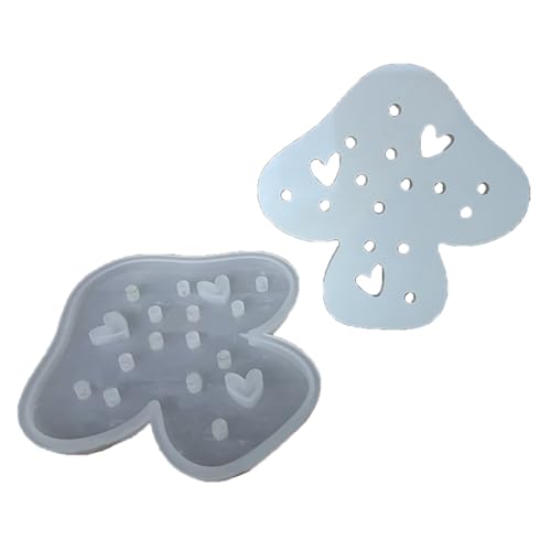 Handwerk Silikonform Für Pilzförmige LED Nachtlampe Easy Demold Nightlight Form Schmuck Schmuck Ergänzung LED Licht Einsatz von FOLODA
