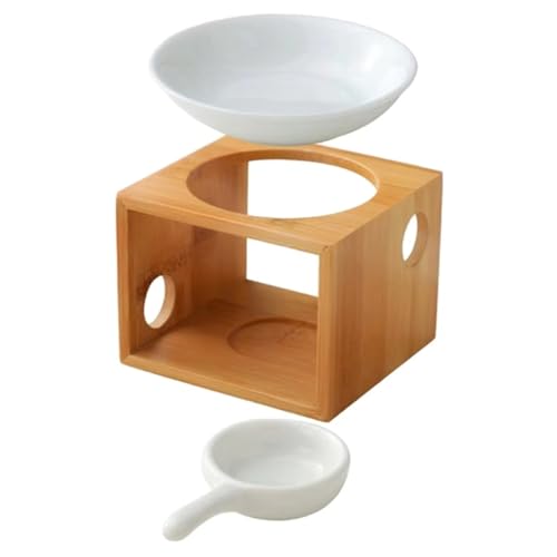 Keramik Und Holzkerze Schmelze Brennständer Mit Teelichthalter Für Die Einfache Verwendung Schlafzimmer Oder Wohnzimmer Home Dirdanced Decoration von FOLODA